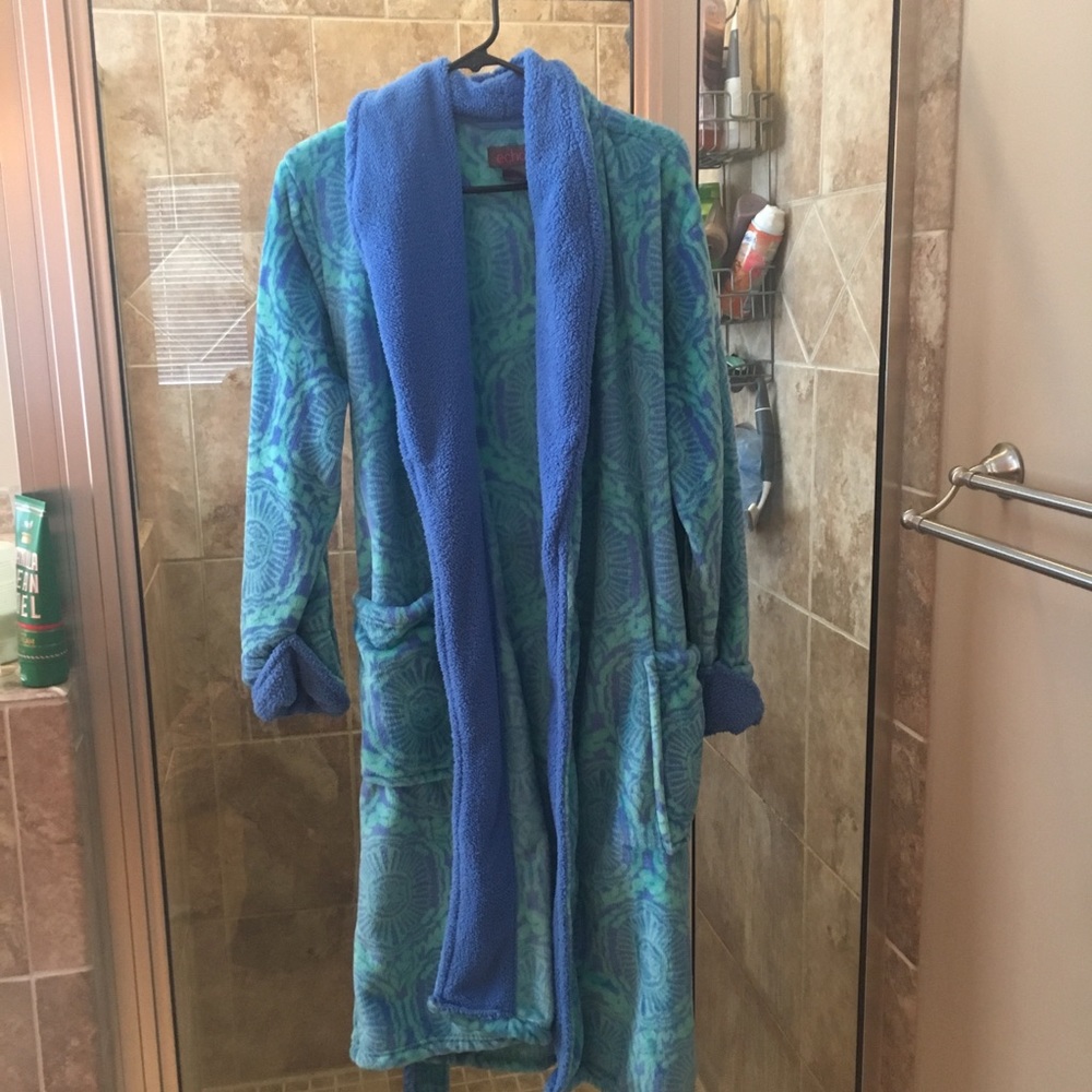 Mandala Print Bath Robe